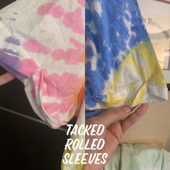 Swirls of Beauty3 Tie Dye Butter Soft Tee - Picture 11 of 13